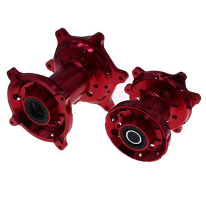 Moyeux de roue CNC modifiés rouges à grande cloche, 36 trous, avant et arrière, pièces de véhicule tout-terrain, 36 trous chacun, en alliage, pour modèle CRF - Product Image 2