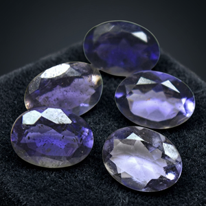 Iolita Azul Natural, Gema Suelta Genuina, Corte Oval Brillante, Tamaño y Peso Personalizables, Certificada por Terceros, para Joyería DIY - Product Image 3