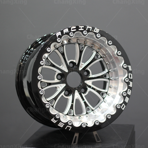 Thực sự bắn 5*139.7 Đen beadlock giả mạo bánh xe 1/2 mảnh 17x4.5j 18x10j 15x10j bánh xe rèn tùy chỉnh với quá trình đánh bóng - Product Image 5