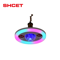 Ampoule LED musicale intelligente, télécommande RGB multicolore, AC 110V-220V, ampoule LED musicale d'intérieur