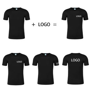 T-Shirt Personalizzata da <span class=keywords><strong>Uomo</strong></span> per Pubblicità Estiva a Maniche Corte, Asciugatura Rapida, Logo Culturale, Anti-Pilling per Maratona - Product Image 1