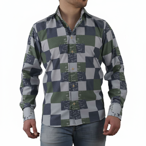 เสื้อ Skiny ทรงสลิมฟิตเสื้อมิลานรุ่นใหม่ corbat rubashka hemd เสื้อเชิ้ตผลิตจากตุรกีคล่องตัว - Product Image 2