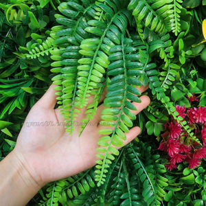 Muro Vertical de Plantas Artificiales, <span class=keywords><strong>Seto</strong></span> de Boj de Plástico con Flores, Protección UV, Valla de Vegetación <span class=keywords><strong>Artificial</strong></span>, Tamaño Personalizado para Jardín y Parque - Product Image 6