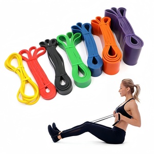 2026 Silicone Fitness <b>Workout</b> Training Resistance <b>Bands</b> Home Yoga Sport Stretching Pilates Gym Equipment Pull-Ups Pilates Gym - Product Image 1