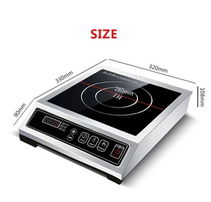 Bếp Cảm Ứng Thương Mại Phẳng Chiên Nhà Bếp Gia Dụng Thép Không Gỉ OEM Chống Nước Điện 220 3500 220V Công Suất Cao 3500W - Product Image 6