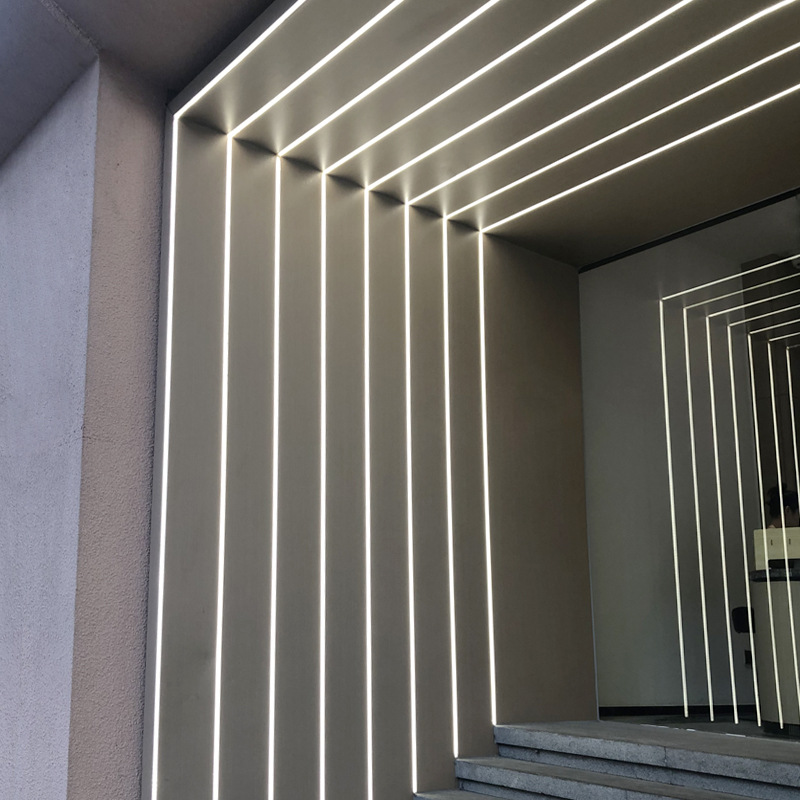 Surface Mount U Plastic Aluminium Aluminum Profile LED Strip Light Channel For LED Strips With Cover, LED Aluminum Profile