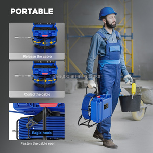30M Meter Counter DVR Drenaje Tubería de alcantarillado Inspección Video Endoscopio Cámara Boroscopio Cámara con y 512HZ Autonivelante - Product Image 6