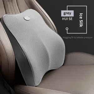 Car Headrest Back Brace Massager Office Ergonomic Orthopedic Sciatica Ergonomic Memory Foam Lumbar Support Pillows Seat Cushion