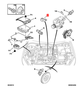 Capteur de cognement de moteur automobile 1920FR 1920.<span class=keywords><strong>FR</strong></span> pour Peugeot 2008 207 307 308 - Product Image 5
