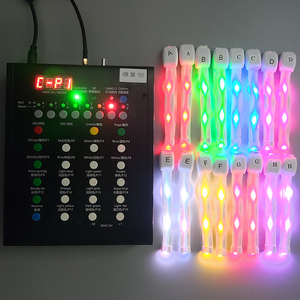 Özel uzaktan kumanda 433mHz radyo frekansı yanıp sönen Led bileklik programlanabilir konser Led bilezik - Product Image 4