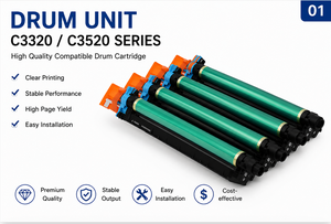 ตลับดรัมหน่วยสีเปล่าที่ใช้ร่วมกันได้ตลับหมึกสำหรับ <span class=keywords><strong>Konica</strong></span> <span class=keywords><strong>Minolta</strong></span> C3320 <span class=keywords><strong>C3320i</strong></span> C3520i C3520 C5520i ประกอบดรัมเครื่องถ่ายเอกสาร C6520i - Product Image 3