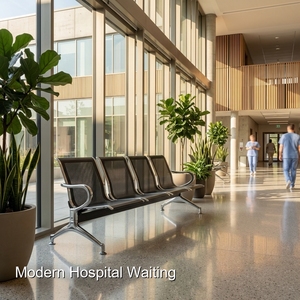 Aucun autre siège d'attente de grande capacité ne peut rivaliser avec le modèle ultime pour les couloirs d'hôpital de Keling Medical. - Product Image 1