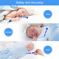 Termometer Digital Elektronik Tahan Air Ujung Fleksibel Harga Pabrik untuk Bayi