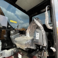 Excavatrice hydraulique sur chenilles Cat 307 d'occasion, 7 tonnes, petite pelleuse, moteur turbo Cat C2.4, pour la construction de maisons et l'aménagement paysager