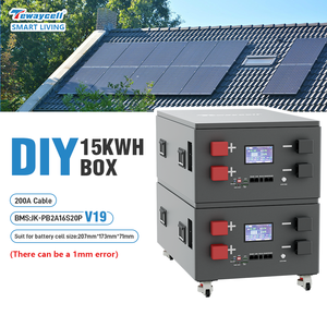Kit de Caja Apilable Tewaycell DIY JK V19 BMS 48V 314Ah Batería Lifepo4 15KWH Inversor 8000 Ciclos 5-10 Años de Garantía Carcasa Metálica Vacía - Product Image 1
