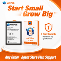 Baterai Pengganti Original WHALE BL-49DT 5000mAh untuk Tecno Pouvoir 1 LA6 Pouvoir 2 LA7 Pouvoir 2 Pro LA7 Pro Pouvoir 3 LB7