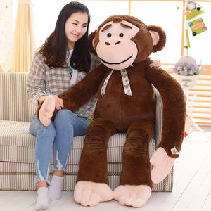 Grande peluche gorille à longs bras, jouet en peluche géant, <span class=keywords><strong>poupée</strong></span> singe douce pour enfants, tout-petits, cadeau d'anniversaire, cadeau de vacances, décoration de chambre - Product Image 3