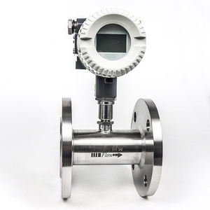 LCD 디스플레이로 모니터링하기위한 고정밀 산업 가격 스테인레스 스틸 액체 디젤 가솔린 연료 터빈 유량계 - Product Image 1