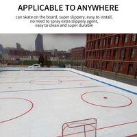 Tuile de glace synthétique Uhmwpe Feuille de plastique Patinoires
