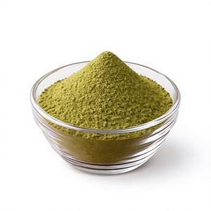 Poudre de feuilles de Moringa Oleifera de qualité alimentaire, extrait végétal séché à l'air chaud, riche en chlorophylle, poudre verte en pot en verre - Product Image 2