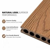 Nouvelles dalles de terrasse en WPC à capuchon, design écologique, résistantes à l'usure, pour jardin, surface composite extérieure pour projet de maison de plage ou de cour