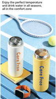 Gobelet isotherme personnalisé en acier inoxydable 304 avec couvercle à bec verseur et paille, tasse de sport isolée sous vide