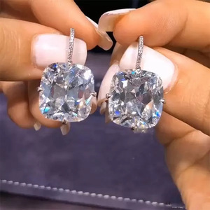 Orecchini Pendenti Quadrati per Donne, Eleganti Gioielli alla Moda - Product Image 5