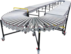 Transportador <span class=keywords><strong>de</strong></span> <span class=keywords><strong>Rodillos</strong></span> por Gravedad Flexible y Extensible, Transportador <span class=keywords><strong>de</strong></span> <span class=keywords><strong>Rodillos</strong></span> Telescópico Móvil para Carga y Descarga <span class=keywords><strong>de</strong></span> Contenedores - Product Image 2