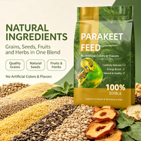 Nourriture pour perruches OEM/ODM, mélange de graines naturelles pour perruches, calops et petits perroquets, alimentation quotidienne pour oiseaux