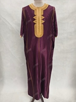 Meilleures ventes, Caftan Robes musulmanes pour homme Abaya Vêtements islamiques pour homme Robe musulmane avec broderie en dentelle Thobe du Maroc