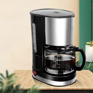 Coffee Maker for Home Travel Office with Coffee Filter and Glass Carafe Small Drip Coffee Machines/