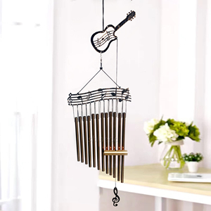 Carillon éolien classique en métal, décoration suspendue pour guitare, cadeaux artisanaux, harpe, carillons éoliens commémoratifs avec 12 tubes en aluminium inoxydable - Product Image 5