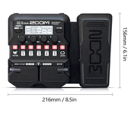 Processeurs d'effets pour guitare électrique Zoom G1X Four/B1X Four, accessoire d'instrument de musique audio domestique pour pédale d'effets de basse