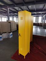 Casier de gym en métal à porte simple étroite avec serrure à clé H1850mm, structure KD, armoire de rangement en acier pour petits espaces, idéal pour l'école et l'atelier