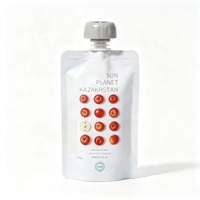Pochette souple personnalisée avec bec verseur, de qualité alimentaire, pour l'emballage de produits liquides et de boissons