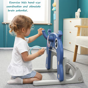 Feelbaby réglable intérieur <span class=keywords><strong>Mini</strong></span> Portable <span class=keywords><strong>panier</strong></span> <span class=keywords><strong>de</strong></span> <span class=keywords><strong>basket</strong></span> support personnalisé enfants jouet PE panneau arrière pour les tout-petits bébés équipement <span class=keywords><strong>de</strong></span> Cour - Product Image 5