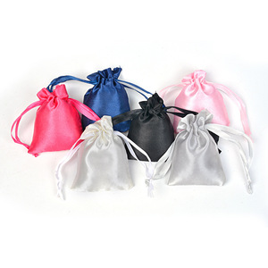 Pochette en <span class=keywords><strong>satin</strong></span> personnalisable avec logo pour emballage de cheveux, conteneur à bijoux pour extensions de cheveux, impression <span class=keywords><strong>satin</strong></span>ée personnalisable - Product Image 3