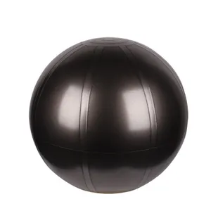 Kustom Pabrik semangka garis hitam bola Yoga 65cm 1000g bola latihan GYM PVC antiledakan