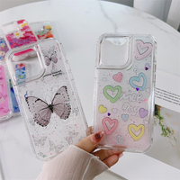 Grossiste 3 en 1 Glitter Durable fantaisie couleur rose papillon girly coque de téléphone pour infinix Hot 50proplus 50pro Note40X