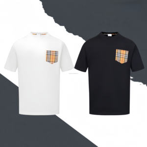 เสื้อเชิ้ตผู้ชายคุณภาพสูงสำหรับฤดูร้อน ทรงเข้ารูป ผ้าฝ้ายทอ 100% แห้งเร็ว สไตล์วินเทจ ติดกระดุม ลำลอง สีพื้น แต่งริบบิ้น <span class=keywords><strong>Burberry</strong></span> ชิค แขนสั้น - Product Image 1