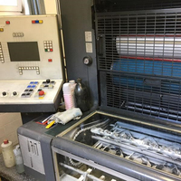 Imprimante Offset Heidelberg SM74 SM52 d'Occasion Allemande, Quadricolore, avec Modules MOV MOZ pour Impression et Emballage de Boîtes en Carton
