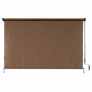 Pergola anti-moustique solaire d'extérieur, protection solaire en polyéthylène, stores roulants de fenêtre, manivelle sans fil, stores roulants - Product Image 5