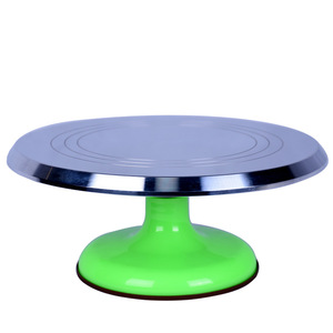 Bán Buôn Tùy Chỉnh Bánh Nhôm Turntable Baking Đồ Dùng Trang Trí Bảng DIY12 Inch Bánh Bàn Xoay Macarons - Product Image 2