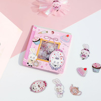 Nekoni Micoo paillettes téléphone cristal autocollants paquet Kawaii planificateur mignon Cool Girly autocollants vinyle Laser flocon autocollants