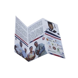 Folleto A5 de 200g, Blanco Personalizado, Azul Marino, para Pequeñas Empresas, Educación, Comercio, Servicios, Hospitales, Salas de Conciertos, Gran Venta - Product Image 3