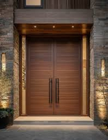 Portes pivotantes en bois massif ignifuges sur mesure, extra larges, modernes, pour appartements et entrées commerciales