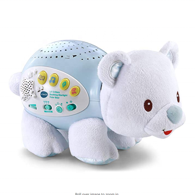 Wholesale OEM Baby Sleeping Plush Toys Soothing Starlight White Noise Sound Musical Star Projector