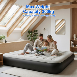 Colchón Inflable con Bomba Integrada, Cama Doble Portátil con Alimentación USB para Uso en Interiores y Exteriores - Product Image 5