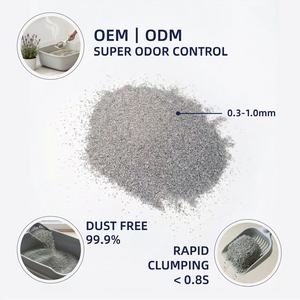 Litière pour <span class=keywords><strong>chat</strong></span> en bentonite de sodium hautement absorbante, formule agglomérante instantanée, sans poussière, sable de bentonite pour chats d'intérieur - Product Image 2