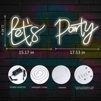 Luz LED de Neón Acrílica con Nombre Personalizado, IP65 12V, Regulable, USB, Lámpara de Ambiente para Auto y Bodas